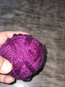 Purple Yarn Ball Wait 35 Gram