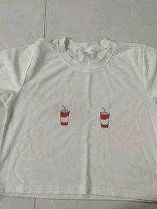 White Tee with Graphic