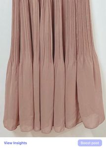 Micro Pleated Midi Skirt
