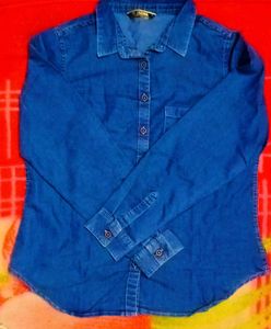 Denim Shirt - Women&#39;s Top