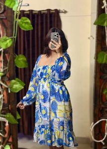 Floral Print Midi Dress