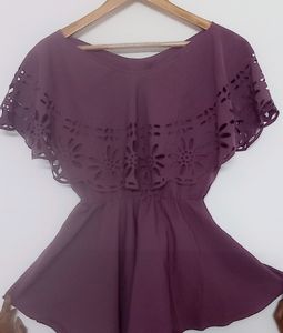 fashionable trandy falared top