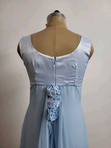 Elegant Blue Maxi Dress