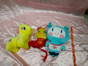 Combo Of 3 Imported Plushies Toys