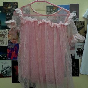 Net Pink Top