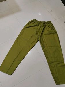 Olive Green Embroidered Kurti