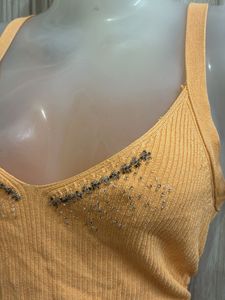 Orange Tank Top