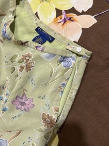 Floral Mid Length Skirt