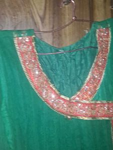 Green Anarkali Suit