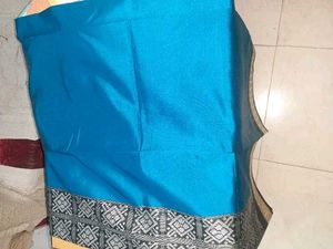 Banarasi Patta Blue Saree