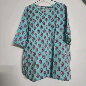 Rose Print Night Suit
