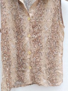 Leopard Print Imported Top.