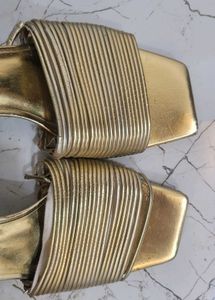 Original Zara Gold Heels