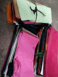 Fabric Pieces - polyester  95 Piece saree fall