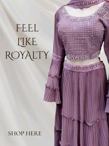 🌸 Mirror Work Lehenga Choli Set 🌸