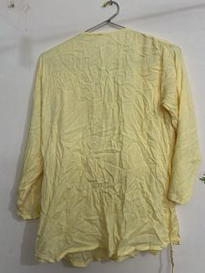 Embroidered Yellow Top
