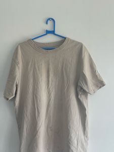 Beige Basic T-Shirt