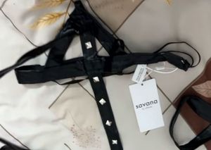 Studded Black bikni