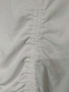 White Ruched Top
