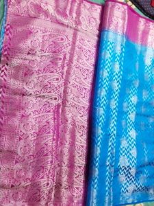 Blue Saree