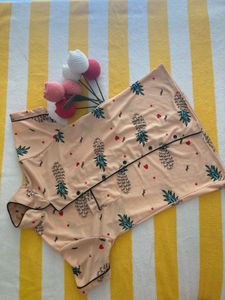 Pineapple Print Pajama Set