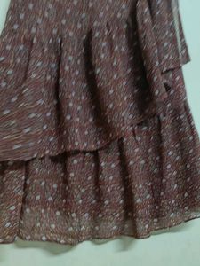Floral Tiered Skirt