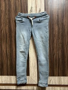 Light Blue Denim Joggers