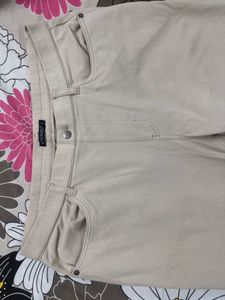 Go Colors Beige Straight Leg Jeggings