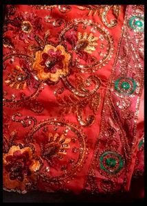 Full Work Saree With Blouse