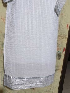 White Embroidered Beautiful Kurti