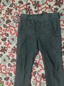 Men's Gray Straight Leg Trousers