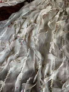 Floral Ribbon Detail Top