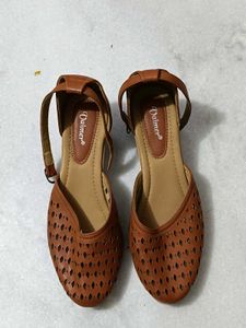 Brown Laser-Cut Flats