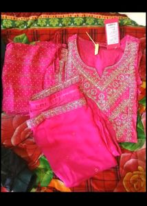 Anubhutee Brand Kurta Pant Dupatta Set Xxl