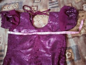 Purple sarara  with suit