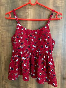 NUON Peplum Top