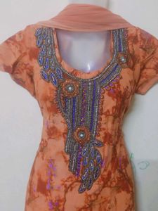 Party Wear Cotton Suit