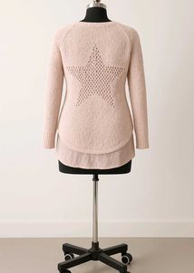 Star Detail High Low Top