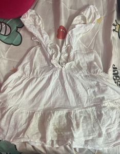 White Ruffled Top pinteresty 🤍