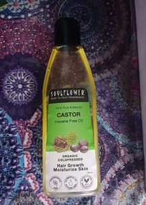 Soulflower Cold Pressed Castor Oil (50% Used)