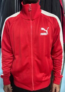 Red Track puma Jacket