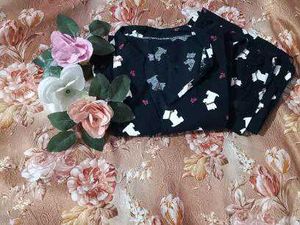 Set of 2 Black Longline T-Shirts