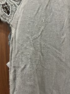 Casual Top With Net Hands