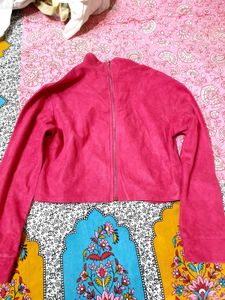 Pink Zip-Up Jacket