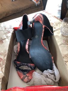 Branded Stylish Heels Animal print