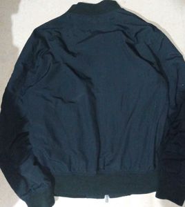 black bomber jacket