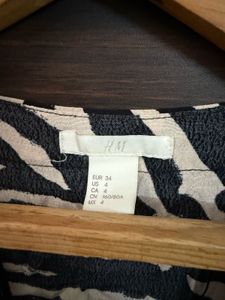 H&amp;M Zebra Print Dress