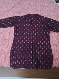 cotton short Kurta (handloom)
