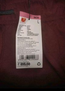 Active Brown Track Pants new  tags  thick fabr