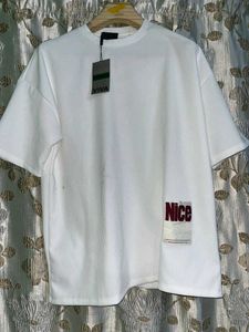 Viva White Ribbed Graphic Tee